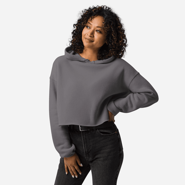 Women's Cropped Hoodie by Bella + Canvas