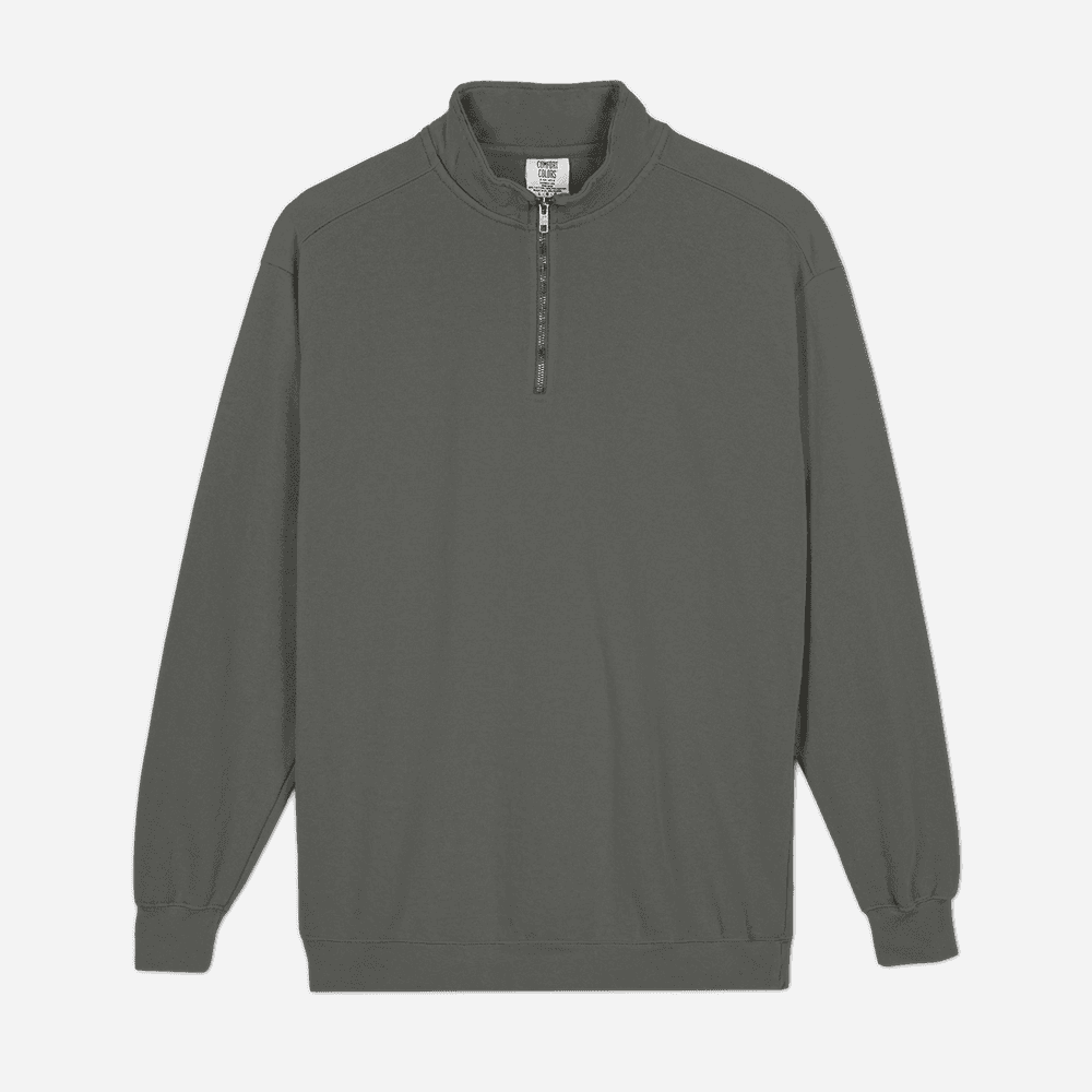Unisex Garment-Dyed Quarter-Zip Sweatshirt by Comfort Colors
