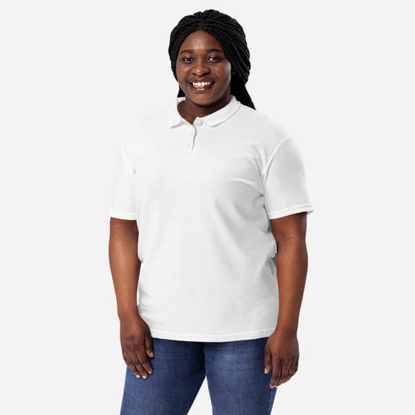 Women's Pique Polo Shirt by Gildan