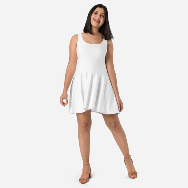 All-Over Print Skater Dress