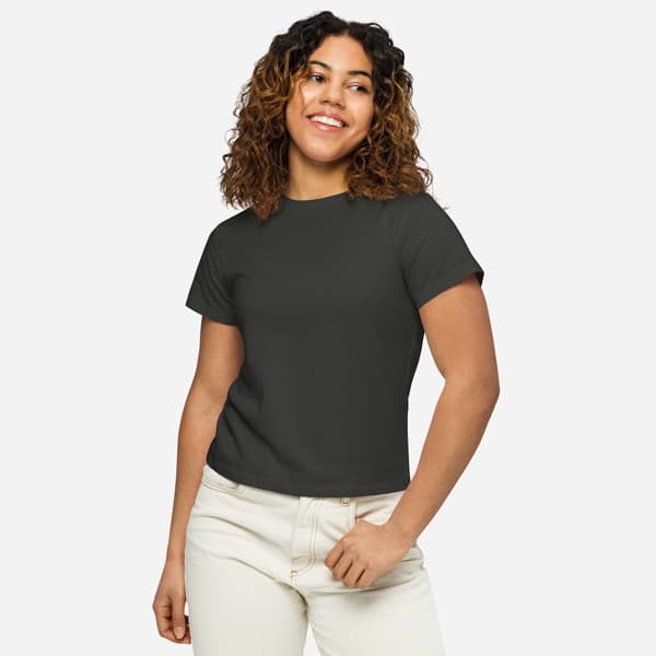 Women's High-Waisted Tee by Cotton Heritage