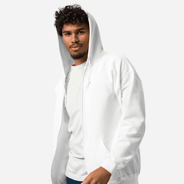 Unisex Heavy Blend Zip Hoodie by Gildan