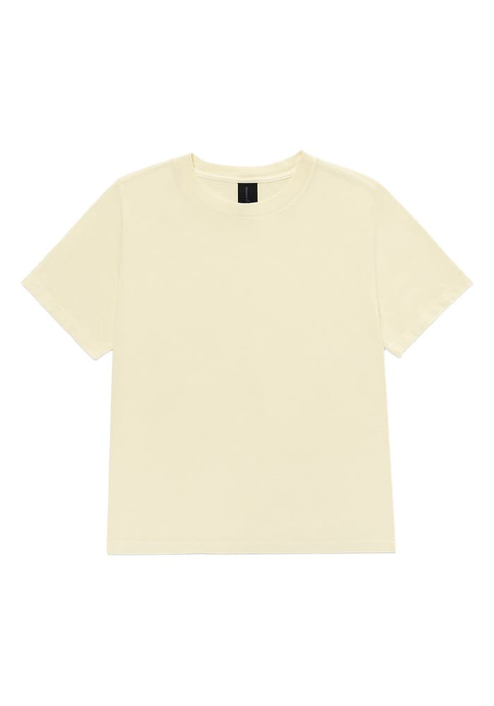 Women's Heavyweight Garment Dye Tee in Buttermilk