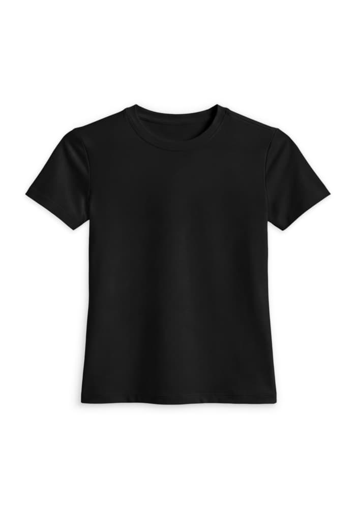 Women's Luxe fitted tee in Black