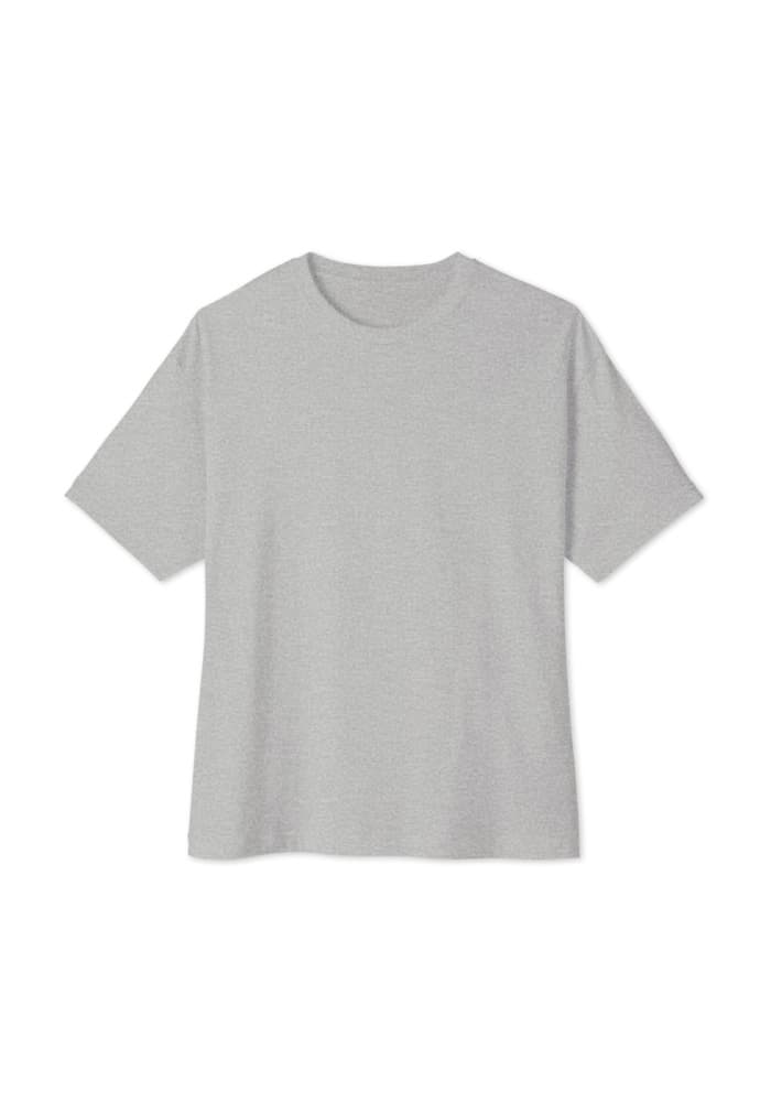 Unisex Oversized Boxy Tee in Athletic Heather