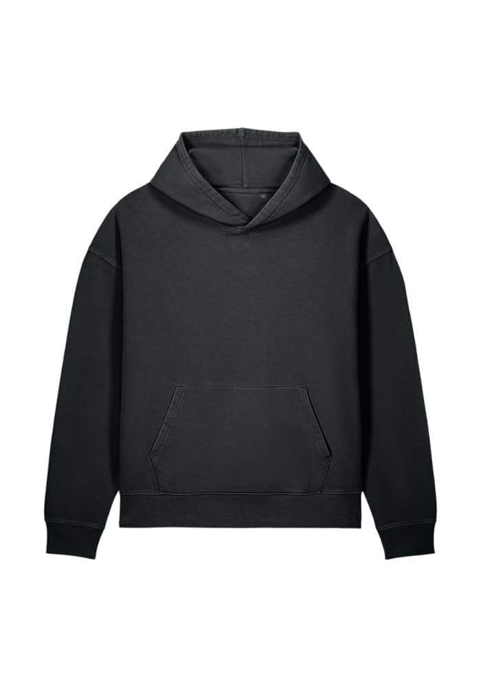 Unisex Garment-Dyed Chaser Vintage Hoodie in G. Dyed Black Rock