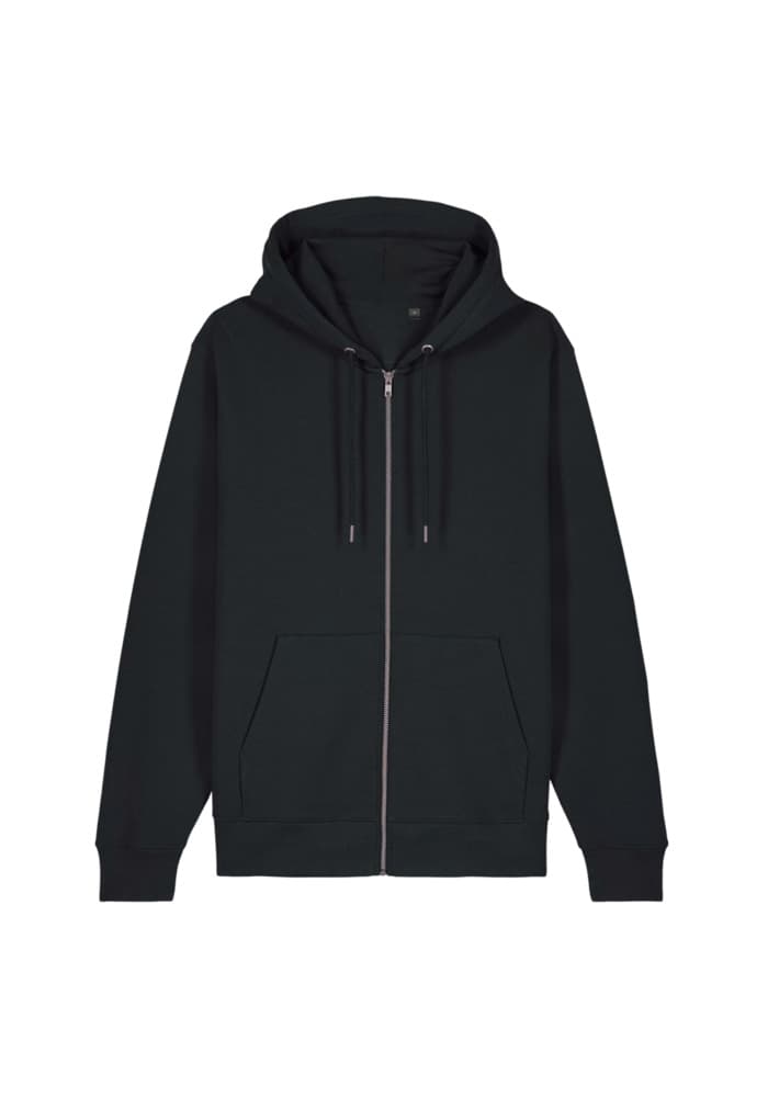 Unisex Heavyweight Cultivator 2.0 Zip-Thru Hoodie in Black