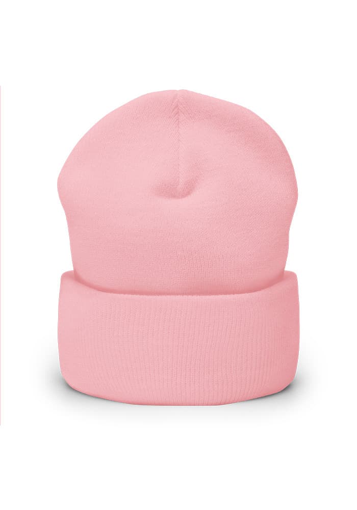 Cuffed Beanie in Baby Pink