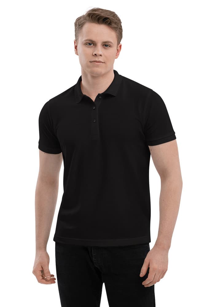 Men’s Premium Polo Shirt in Black
