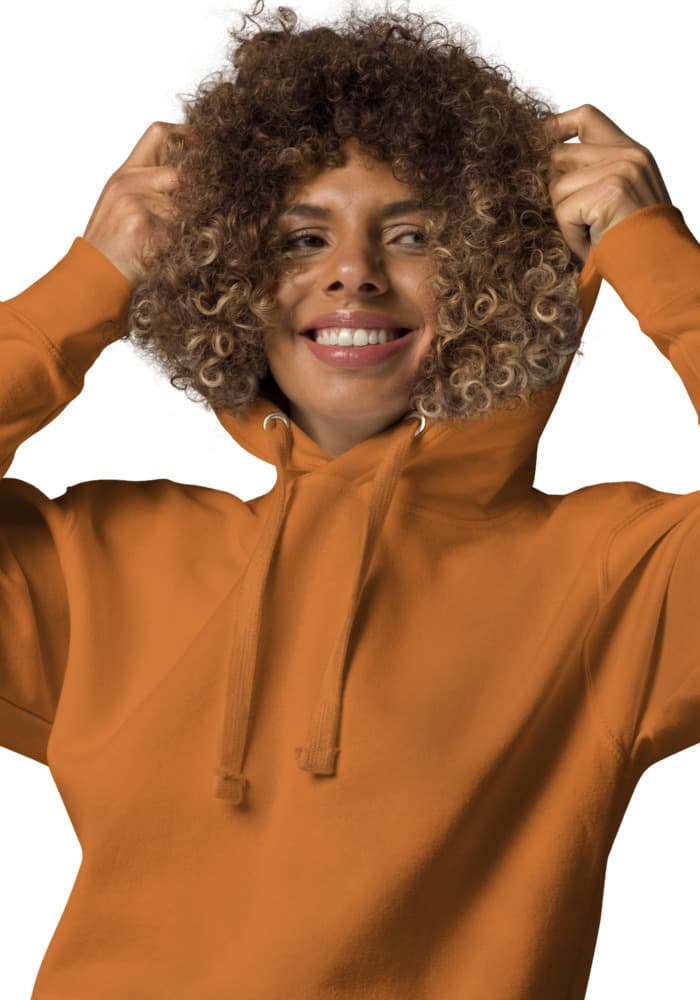 Unisex Premium Pullover Hoodie in Adobe