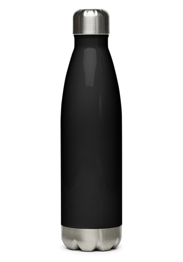 Stainless Steel Water Bottle in Black
