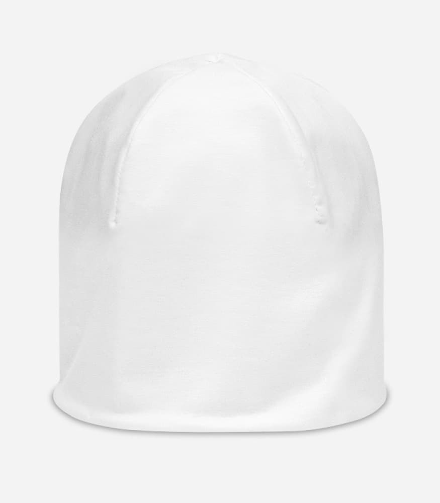 All-Over Print Beanie in White