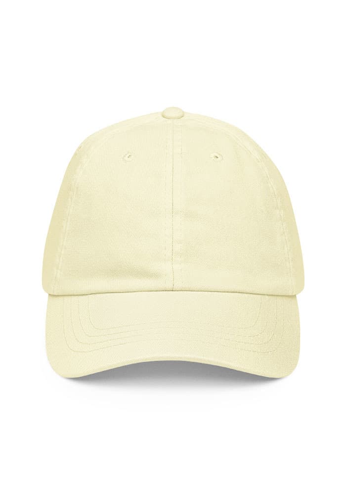 Pastel Baseball Hat in Pastel Lemon