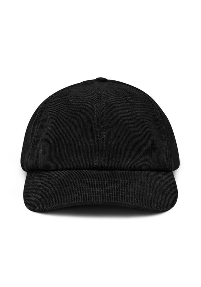 Corduroy Hat in Black