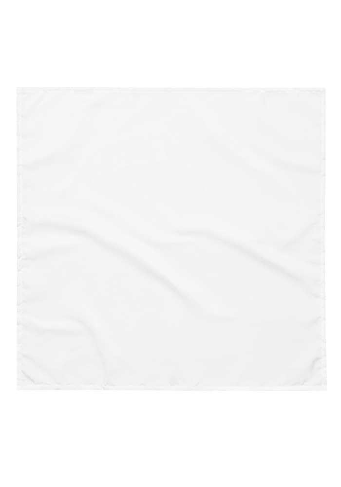 All-Over Print Bandana in White