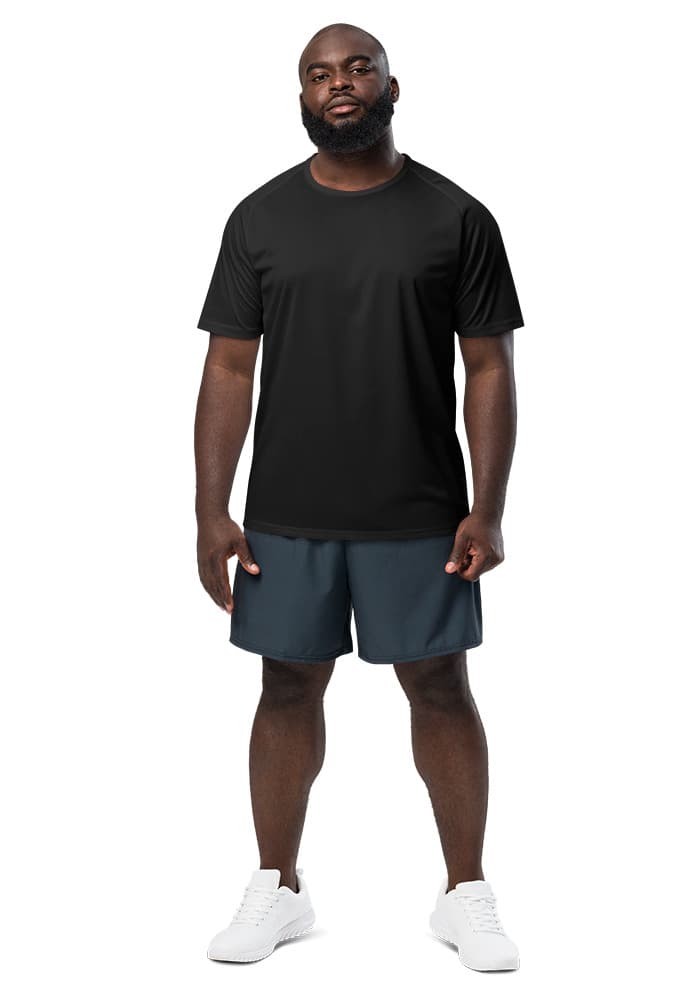 Unisex Sports Jersey in Black