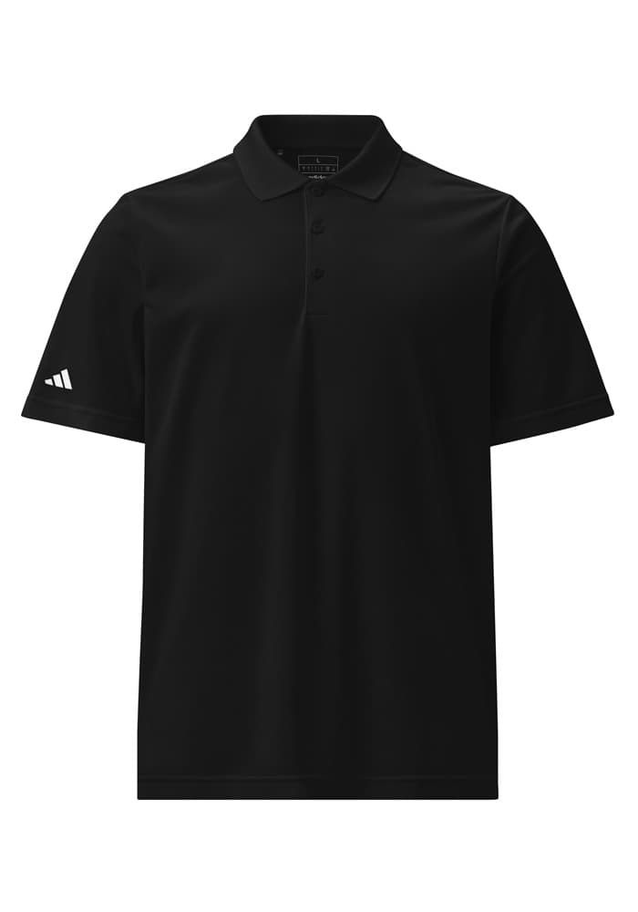 Unisex Adidas Sport Polo Shirt in Black