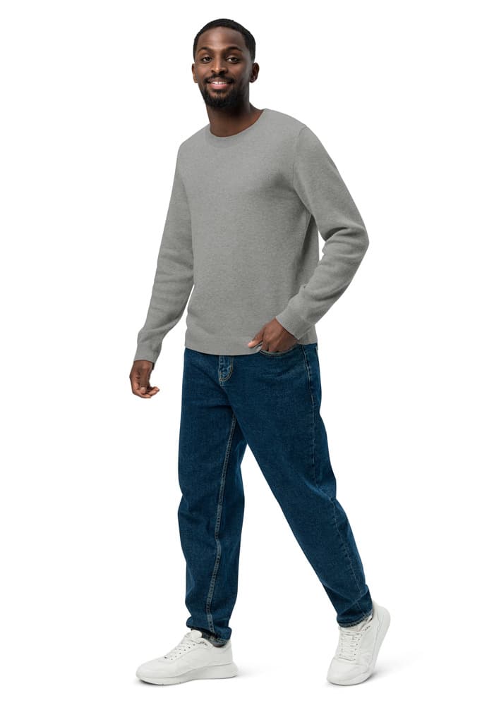 Unisex Classic Fit Knitted Crew neck Sweater in Custom