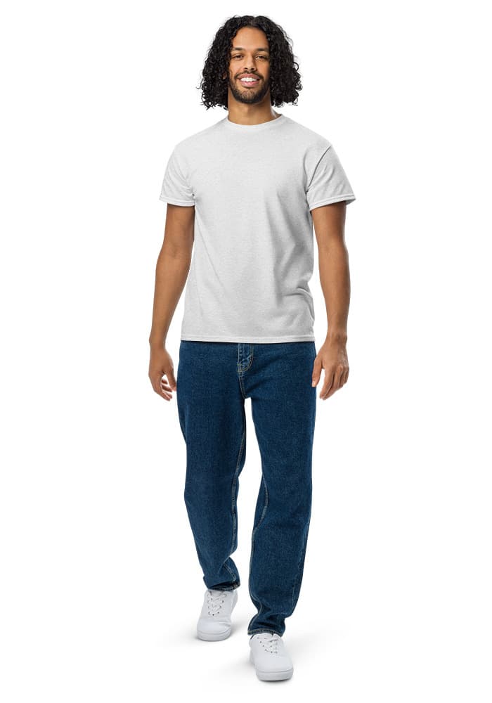Unisex Sports Tee in Ash
