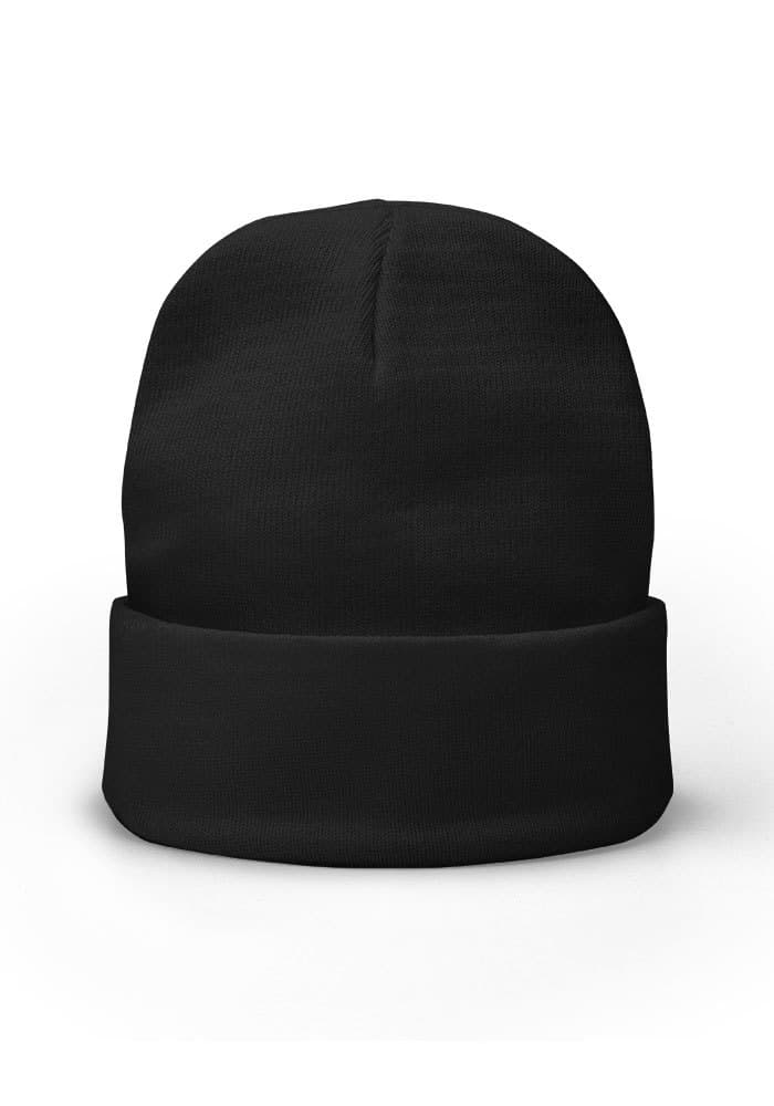 Knit Beanie in Black