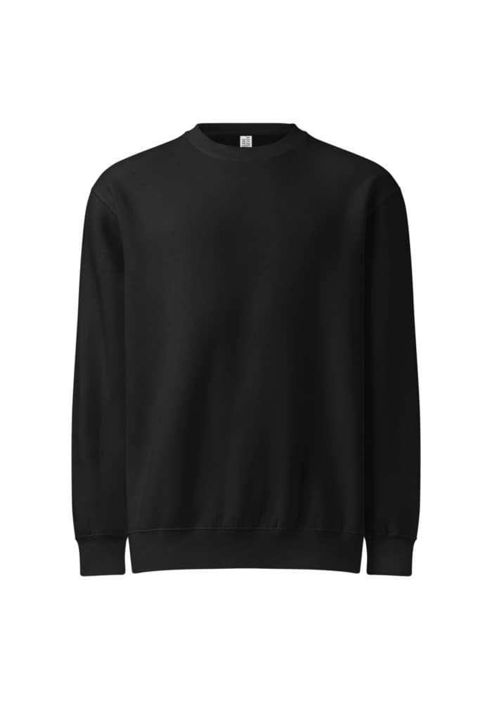 Unisex Premium Crew Neck Sweatshirt in Black