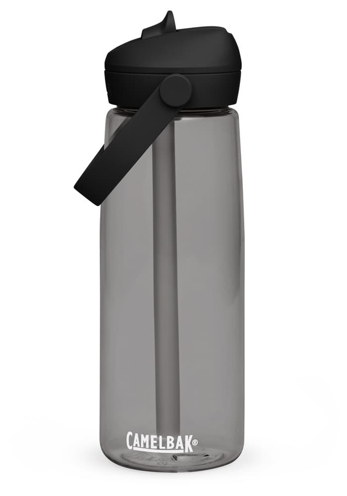 Flip Straw Water Bottle in Charcoal