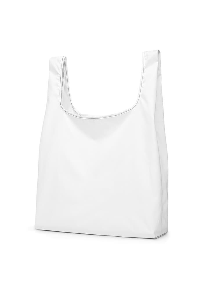 All-Over Print Shopping Bag in Black