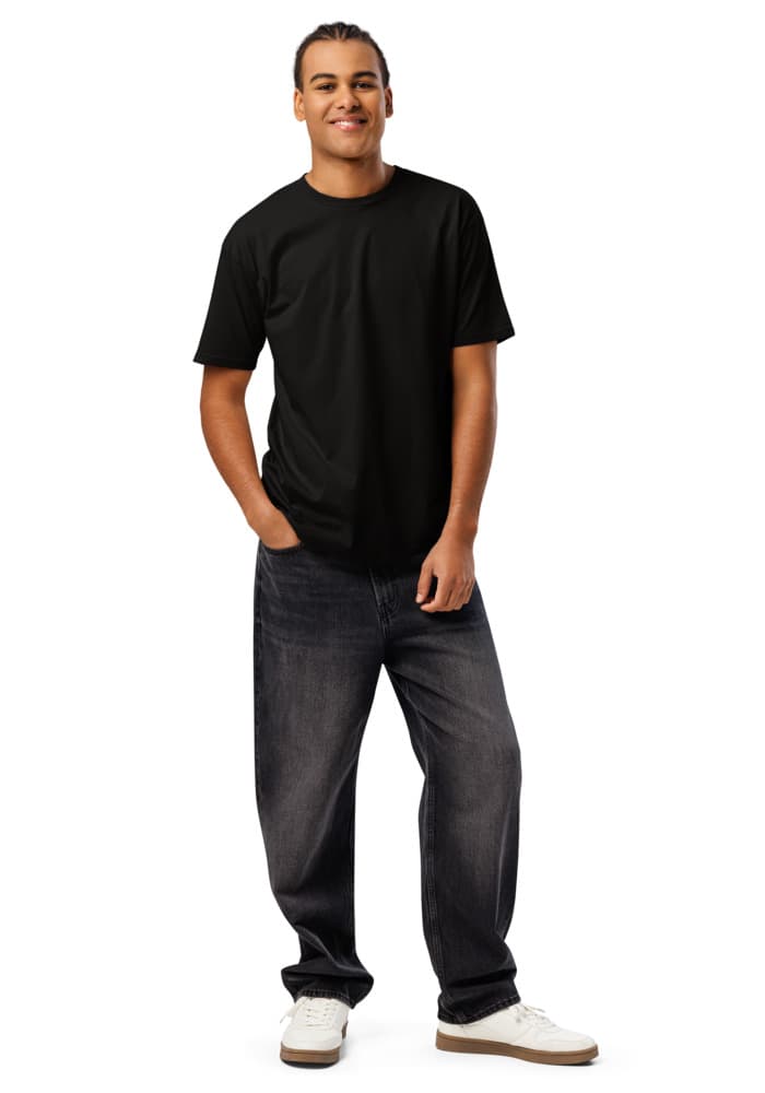 Men's Premium Short Sleeve Tee in Black